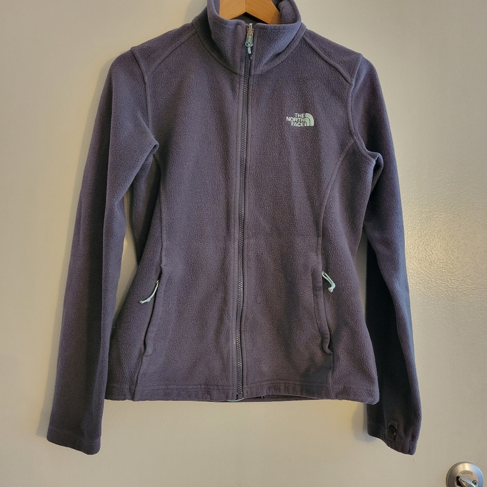 The North Face Women's Light Purple Fleece Jacket Size Small